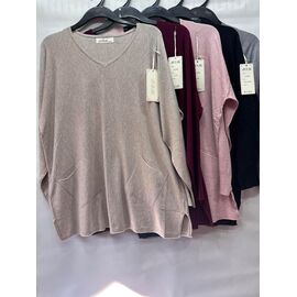 Фотография Свитер женский E910 grey р.54-58 "Emsweekis" недорого оптом от прямого поставщика