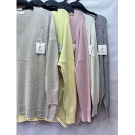 Фотография Свитер женский E918 yellow р.54-58 "Emsweekis" недорого оптом от прямого поставщика