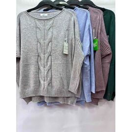 Фотография Свитер женский E925 grey р.54-58 "Emsweekis" недорого оптом от прямого поставщика