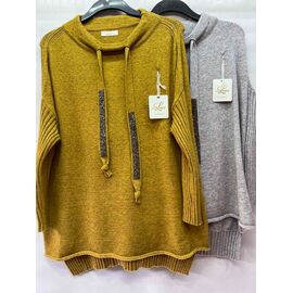 Светр жіночий E939 yellow р.54-58 "Emsweekis" недорого оптом від прямого постачальника