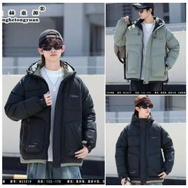 Курка дитяча зимова на хлопчика 25019 black-olive р.152-170 "Major" недорого оптом від прямого постачальника