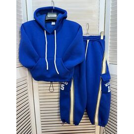 Костюм дитячий спортивний теплий на дівчинку M503 blue р.7-12 "Major" недорого оптом від прямого постачальника