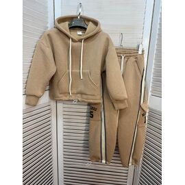 Костюм дитячий спортивний теплий на дівчинку M505 beige р.7-12 "Major" недорого оптом від прямого постачальника