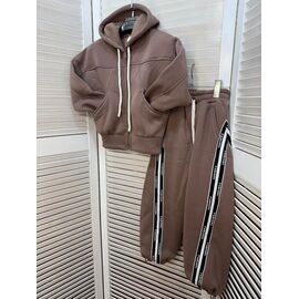 Костюм дитячий спортивний теплий на дівчинку M508 brown р.8-12 "Major" недорого оптом від прямого постачальника