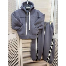 Костюм дитячий спортивний теплий на дівчинку M509 l.grey р.8-12 "Major" недорого оптом від прямого постачальника