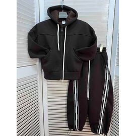 Костюм дитячий спортивний теплий на дівчинку M510 black р.8-12 "Major" недорого оптом від прямого постачальника