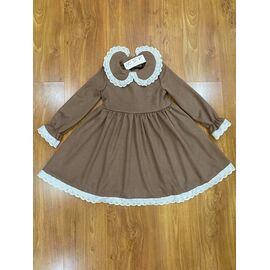 Плаття дитяче на дівчинку 316 brown р.122-146 "RSV" недорого оптом від прямого постачальника