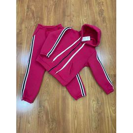 Костюм дитячий спортивний теплий на дівчинку 254-8 fuchsia р.110-134 "RSV" недорого оптом від прямого постачальника