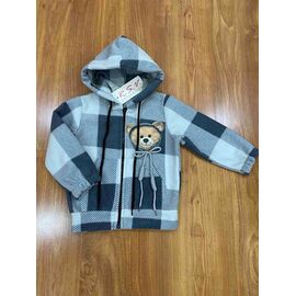 Кофта дитяча тепла на дівчинку 254-5 l.grey р.104-128 "RSV" недорого оптом від прямого постачальника