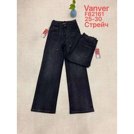 Фотография Джинсы утеплённые женские F82161 black р.25-30 "Vanver" недорого оптом от прямого поставщика