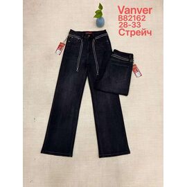 Фотография Джинсы утеплённые женские B82162 black р.28-33 "Vanver" недорого оптом от прямого поставщика