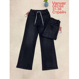 Фотография Джинсы утеплённые женские D82166 black р.31-38 "Vanver" недорого оптом от прямого поставщика