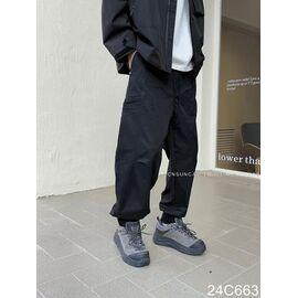 Штани чоловічі утеплені 24C663 black р.M-3XL "2BRO" недорого оптом від прямого постачальника