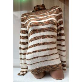 Фотография Свитер женский 26372 brown р.44-52 "PULSE" недорого оптом от прямого поставщика