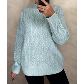 Фотография Свитер женский 26404 l.blue р.48-54 "PULSE" недорого оптом от прямого поставщика