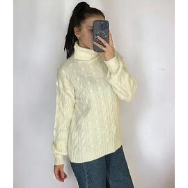 Фотография Свитер женский 26412 l.beige р.48-52 "PULSE" недорого оптом от прямого поставщика