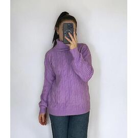 Фотография Свитер женский 26412 lilac р.48-52 "PULSE" недорого оптом от прямого поставщика