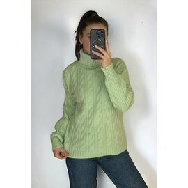 Фотография Свитер женский 26412 mint р.48-52 "PULSE" недорого оптом от прямого поставщика