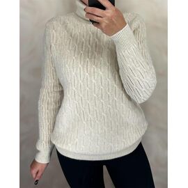 Фотография Свитер женский 26421 white р.44-48 "PULSE" недорого оптом от прямого поставщика