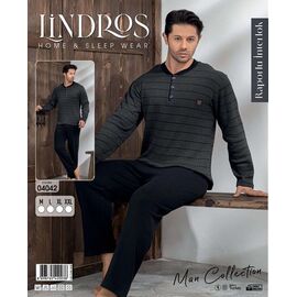 Фотография Пижама мужская 04042 grey р.M-2XL "Vehuiah" недорого оптом от прямого поставщика