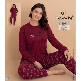 Піжама жіноча 1004 wine р.M-XL "Vehuiah" недорого оптом від прямого постачальника