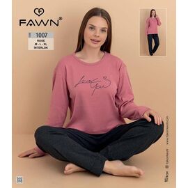 Піжама жіноча 1007 powder р.M-XL "Vehuiah" недорого оптом від прямого постачальника