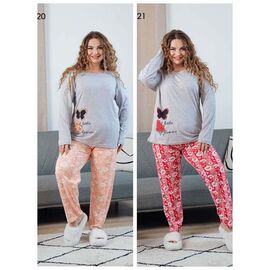 Піжама жіноча 130220 peach р.L-4XL "Vehuiah" недорого оптом від прямого постачальника