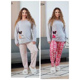 Піжама жіноча 130225 beige р.L-4XL "Vehuiah" недорого оптом від прямого постачальника