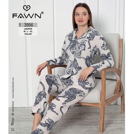 Піжама тепла жіноча 3956 white р.M-XL "Vehuiah" недорого оптом від прямого постачальника