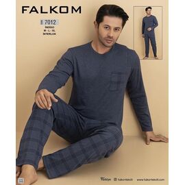 Фотография Пижама мужская 7012-1 grey р.M-XL "Vehuiah" недорого оптом от прямого поставщика