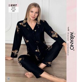 Піжама жіноча 8307 black р.M-XL "Vehuiah" недорого оптом від прямого постачальника