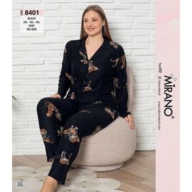 Піжама жіноча 8401 black р.XL-3XL "Vehuiah" недорого оптом від прямого постачальника