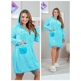 Фотография Халат женский VH80 l.blue р.S-L "Vehuiah" недорого оптом от прямого поставщика