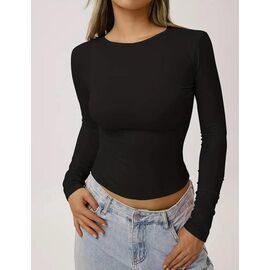 Фотография Свитер женский 1133 black р.42-60 "FEMZONE" недорого оптом от прямого поставщика