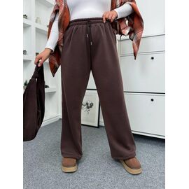 Штани спортивні жіночі теплі 1150 brown р.42-48 "FEMZONE" недорого оптом від прямого постачальника