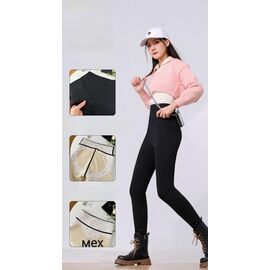 Фотография Лосины женские тёплые 750 black р.42-52 "FEMZONE" недорого оптом от прямого поставщика