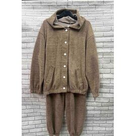 Фотография Костюм женский тёплый 024 brown р.42-52 "VALENTINA" недорого оптом от прямого поставщика