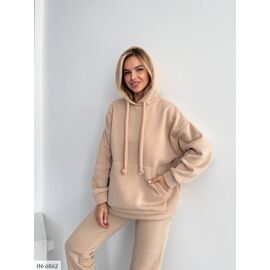 Жіночий спортивний костюм на флісі великого розміру. р.50-52;54-56 (9кол.) "ANNABELLE" купити недорого від прямого постачальника