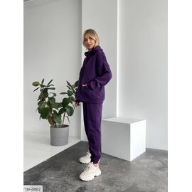 Жіночий спортивний костюм на флісі великого розміру. р.50-52;54-56 (9кол.) "ANNABELLE" купити недорого від прямого постачальника