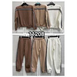 Фотография Костюм спортивный женский 11208 white р.42-48 "LOOK" недорого оптом от прямого поставщика