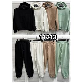 Костюм спортивний жіночий 11213 black р.42-48 "LOOK" недорого оптом від прямого постачальника