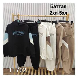 Костюм спортивний жіночий 11702 black р.52-58 "LOOK" недорого оптом від прямого постачальника