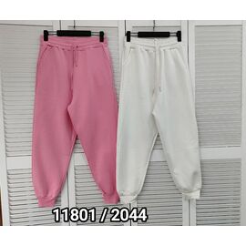 Штани спортивні жіночі теплі 11801 pink р.52-58 "LOOK" недорого оптом від прямого постачальника