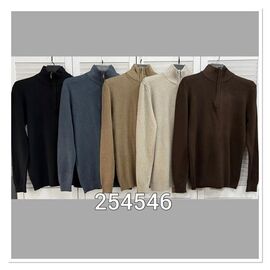 Светр чоловічий 244546 black р.M-L "LOOK" недорого оптом від прямого постачальника