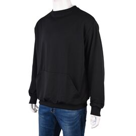 Фотография Кофта мужская K4 black р.3XL-5XL "Textile" недорого оптом от прямого поставщика