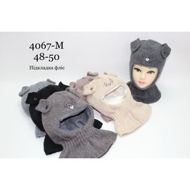 Шапка дитяча зимова на хлопчика 4067M mix р.48-50 "Red Hat" недорого оптом від прямого постачальника