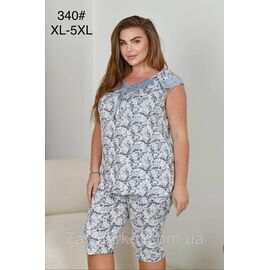 Фотография Пижама женская молодёжная р-ры XL-5XL "FLOWER" купить недорого от прямого поставщик