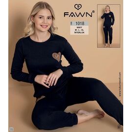 Фотография Пижама женская 1018 navy р.M-XL "DONELLA" недорого оптом от прямого поставщика