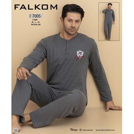 Фотография Пижама мужская 7005 grey р.M-XL "DONELLA" недорого оптом от прямого поставщика