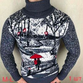 Светр підлітковий зимовий ND262-2 d.grey р.46-48 "EMRE" недорого оптом від прямого постачальника